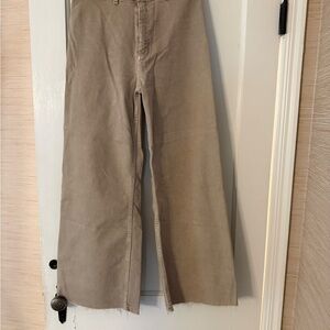 Zara Women's Tan Wide Leg Pants